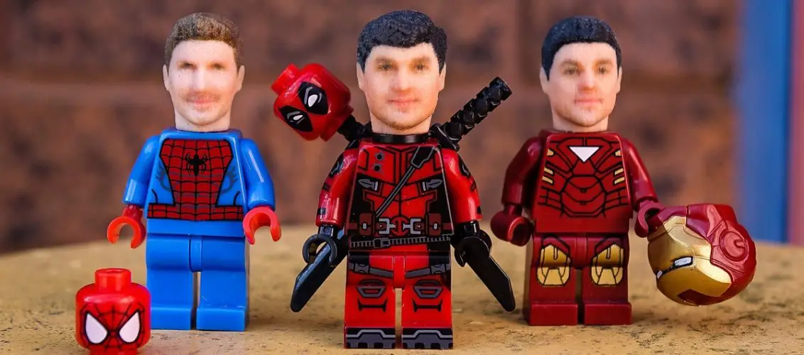 Personalized 3D Printed Lego Heads