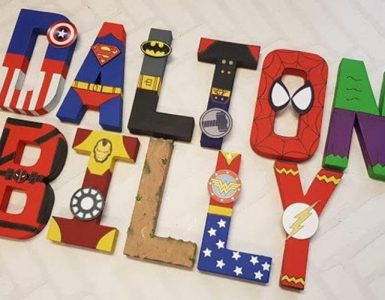 Personalized Superhero Letters