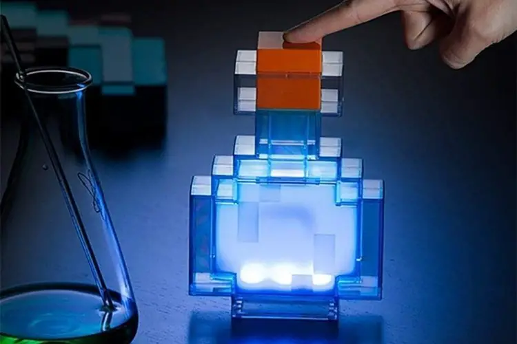 Minecraft Color Changing Potion Bottle