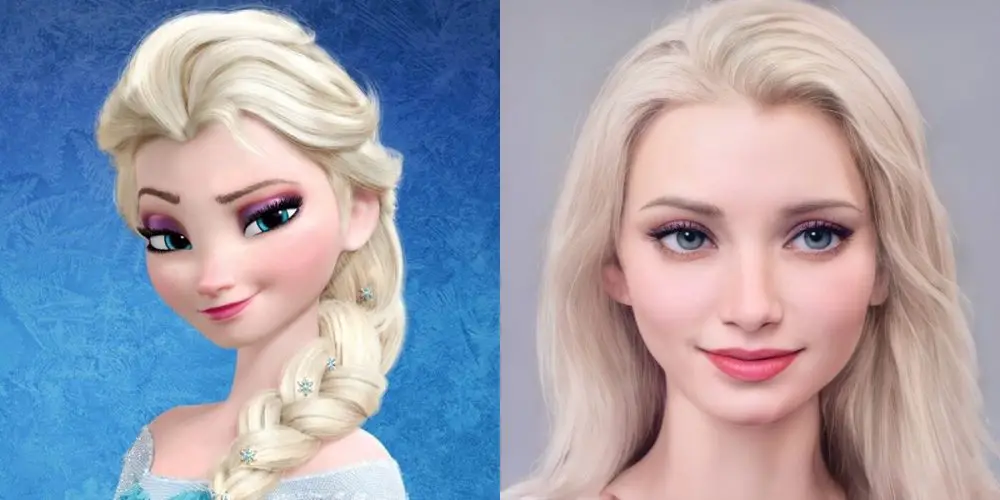 Artist Creates Real Life Disney Characters Using Artificial Intelligence Geeky 0198