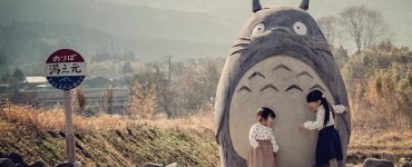 Real-life Totoro bus stop