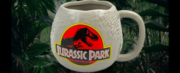 jurassic park velociraptor egg mug