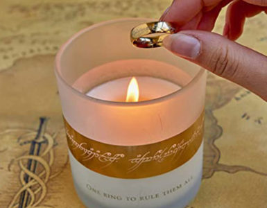 lord of the rings one ring candle gift
