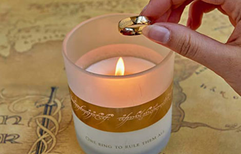 lord of the rings one ring candle gift